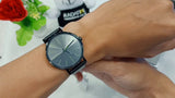 Buy Shop Calvin Klein Boost White Black Dial Black Leather Strap Watch for Men - K7Y21CCX USA Online