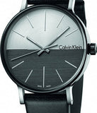 Buy Shop Calvin Klein Boost White Black Dial Black Leather Strap Watch for Men - K7Y21CCX USA Online