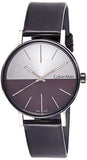 Buy Shop Calvin Klein Boost White Black Dial Black Leather Strap Watch for Men - K7Y21CCX USA Online
