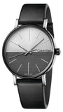 Buy Shop Calvin Klein Boost White Black Dial Black Leather Strap Watch for Men - K7Y21CCX USA Online