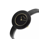 Buy Shop Calvin Klein Chic Black Dial Black Leather Strap Watch for Women - K7N23CB1 USA Online