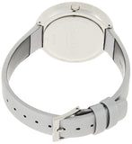 Buy Shop Calvin Klein Chic Silver Dial White Leather Strap Watch for Women - K7N23UP8 USA Online