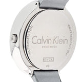 Buy Shop Calvin Klein Chic Silver Dial White Leather Strap Watch for Women - K7N23UP8 USA Online