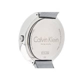 Buy Shop Calvin Klein Chic Silver Dial White Leather Strap Watch for Women - K7N23UP8 USA Online