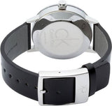 Buy Shop Calvin Klein City Black Dial Black Leather Strap Watch for Men - K2G21107 USA Online