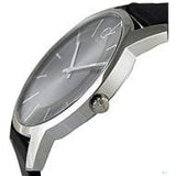 Buy Shop Calvin Klein City Black Dial Black Leather Strap Watch for Men - K2G21107 USA Online