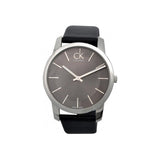 Buy Shop Calvin Klein City Black Dial Black Leather Strap Watch for Men - K2G21107 USA Online