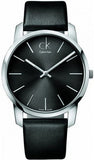 Buy Shop Calvin Klein City Black Dial Black Leather Strap Watch for Men - K2G21107 USA Online