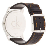 Buy Shop Calvin Klein City Black Dial Black Leather Strap Watch for Men - K2G211C1 USA Online