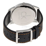 Buy Shop Calvin Klein City Black Dial Black Leather Strap Watch for Men - K2G211C1 USA Online