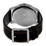 Buy Shop Calvin Klein City Black Dial Black Leather Strap Watch for Men - K2G211C1 USA Online