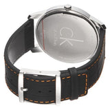 Buy Shop Calvin Klein City Black Dial Black Leather Strap Watch for Men - K2G211C1 USA Online