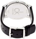 Buy Shop Calvin Klein City Black Dial Black Leather Strap Watch for Men - K2G211C1 USA Online