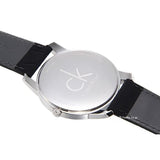 Buy Shop Calvin Klein City Black Dial Black Leather Strap Watch for Men - K2G211C1 USA Online