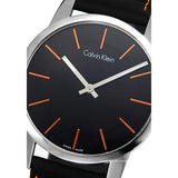 Buy Shop Calvin Klein City Black Dial Black Leather Strap Watch for Men - K2G211C1 USA Online