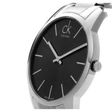 Buy Shop Calvin Klein City Black Dial Silver Steel Strap Watch for Men - K2G21161 USA Online