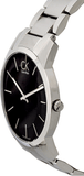 Buy Shop Calvin Klein City Black Dial Silver Steel Strap Watch for Men - K2G21161 USA Online
