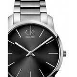 Buy Shop Calvin Klein City Black Dial Silver Steel Strap Watch for Men - K2G21161 USA Online