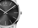Buy Shop Calvin Klein City Black Dial Silver Steel Strap Watch for Men - K2G21161 USA Online
