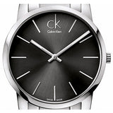 Buy Shop Calvin Klein City Black Dial Silver Steel Strap Watch for Men - K2G21161 USA Online