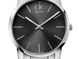 Buy Shop Calvin Klein City Black Dial Silver Steel Strap Watch for Men - K2G21161 USA Online