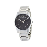 Buy Shop Calvin Klein City Black Dial Silver Steel Strap Watch for Men - K2G21161 USA Online