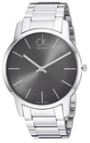 Buy Shop Calvin Klein City Black Dial Silver Steel Strap Watch for Men - K2G21161 USA Online