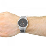 Buy Shop Calvin Klein City Black Dial Silver Steel Strap Watch for Men - K2G2G141 USA Online