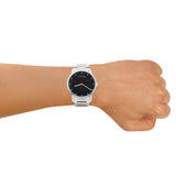 Buy Shop Calvin Klein City Black Dial Silver Steel Strap Watch for Men - K2G2G141 USA Online