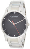 Buy Shop Calvin Klein City Black Dial Silver Steel Strap Watch for Men - K2G2G141 USA Online