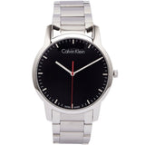 Buy Shop Calvin Klein City Black Dial Silver Steel Strap Watch for Men - K2G2G141 USA Online