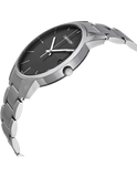 Buy Shop Calvin Klein City Black Dial Silver Steel Strap Watch for Men - K2G2G14C USA Online