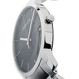 Buy Shop Calvin Klein City Black Dial Silver Steel Strap Watch for Men - K2G2G14C USA Online