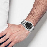Buy Shop Calvin Klein City Black Dial Silver Steel Strap Watch for Men - K7Q21141 USA Online