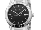 Buy Shop Calvin Klein City Black Dial Silver Steel Strap Watch for Men - K7Q21141 USA Online
