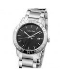Buy Shop Calvin Klein City Black Dial Silver Steel Strap Watch for Men - K7Q21141 USA Online