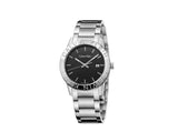 Buy Shop Calvin Klein City Black Dial Silver Steel Strap Watch for Men - K7Q21141 USA Online