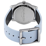 Calvin Klein City Blue Dial Blue Leather Strap Watch for Women - K2G231VN