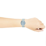 Buy Shop Calvin Klein City Blue Dial Blue Leather Strap Watch for Women - K2G231VN USA Online
