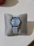 Buy Shop Calvin Klein City Blue Dial Blue Leather Strap Watch for Women - K2G231VN USA Online