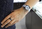 Buy Shop Calvin Klein City Blue Dial Blue Leather Strap Watch for Women - K2G231VN USA Online