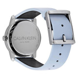 Buy Shop Calvin Klein City Blue Dial Blue Leather Strap Watch for Women - K2G231VN USA Online