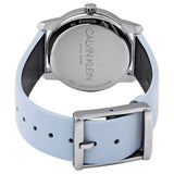 Buy Shop Calvin Klein City Blue Dial Blue Leather Strap Watch for Women - K2G231VN USA Online