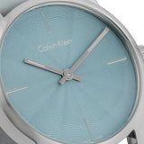Buy Shop Calvin Klein City Blue Dial Blue Leather Strap Watch for Women - K2G231VN USA Online