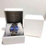 Buy Shop Calvin Klein City Blue Dial Silver Steel Strap Watch for Men - K2G2114N USA Online