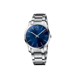 Buy Shop Calvin Klein City Blue Dial Silver Steel Strap Watch for Men - K2G2114N USA Online