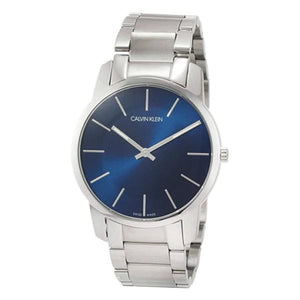 Buy Shop Calvin Klein City Blue Dial Silver Steel Strap Watch for Men - K2G2114N USA Online