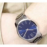 Buy Shop Calvin Klein City Blue Dial Silver Steel Strap Watch for Men - K2G2G14N USA Online