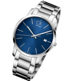 Buy Shop Calvin Klein City Blue Dial Silver Steel Strap Watch for Men - K2G2G14N USA Online