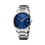Buy Shop Calvin Klein City Blue Dial Silver Steel Strap Watch for Men - K2G2G14N USA Online